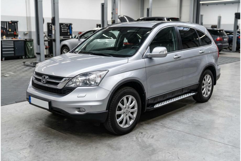 Honda CRV 2007–2011 Sānu sliekšņi Shining V1 (2 gab., alumīnijs) Foto 1