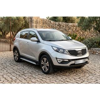 Sānu sliekšņi Shining V1 (2 gab., alumīnijs) Kia Sportage 2010–2015 foto 1