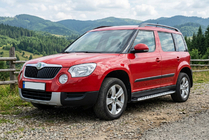 Skoda Yeti 2009–2017 Sānu sliekšņi Shining V1 (2 gab., alumīnijs) foto 1