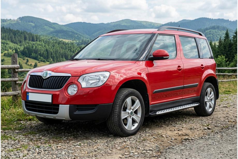 Skoda Yeti 2009–2017 Sānu sliekšņi Shining V1 (2 gab., alumīnijs) Image