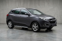 Hyundai IX-35 2010–2015 Sānu sliekšņi Shining V1 (2 gab., alumīnijs) foto 1