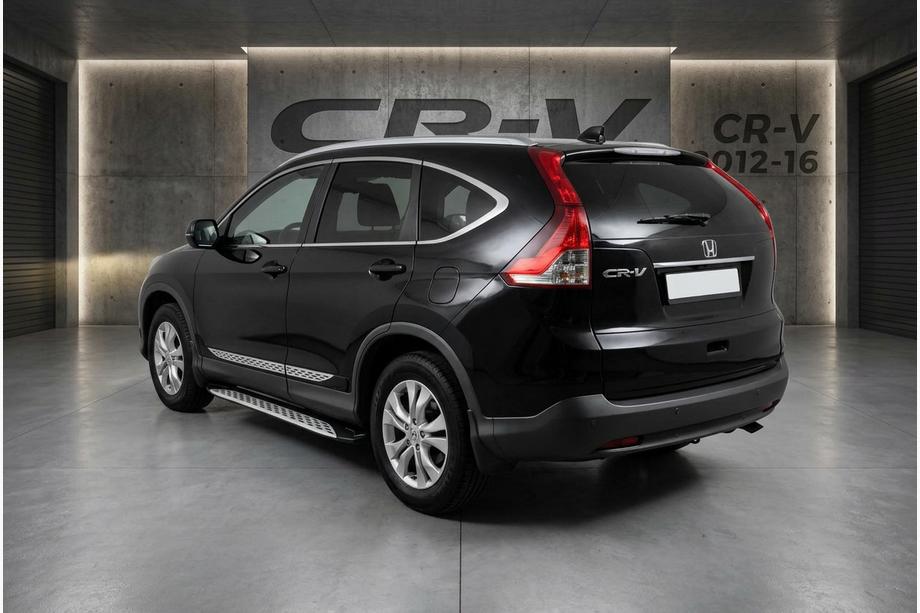 Honda CRV 2012–2016 Sānu sliekšņi Shining V1 (2 gab., alumīnijs) Image