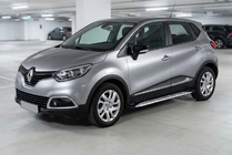 Renault Captur 2013–2019 Sānu sliekšņi Shining V1 (2 gab., alumīnijs) foto 1