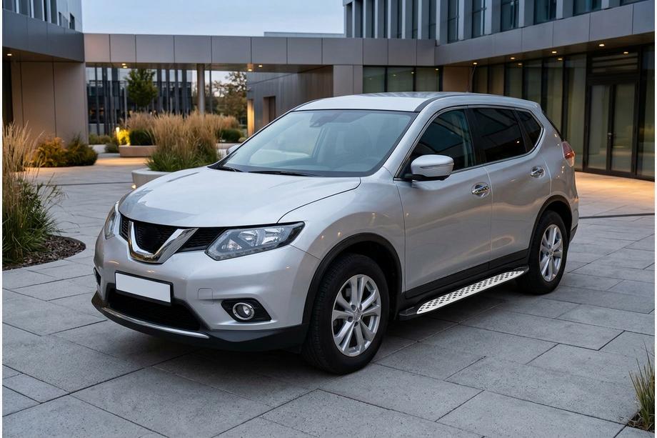 Nissan X-trail T32/Rogue 2014–2021 Sānu sliekšņi Shining V1 (2 gab., alumīnijs) Foto 1