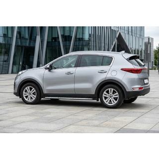 Sānu sliekšņi Shining V1 (2 gab., alumīnijs) Kia Sportage 2015–2021 foto 1