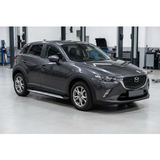 Sānu sliekšņi Shining V1 (2 gab., alumīnijs) Mazda CX-3 2015– foto 1