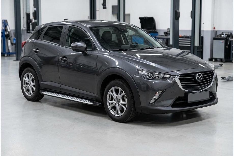 Mazda CX-3 2015– Sānu sliekšņi Shining V1 (2 gab., alumīnijs) Foto 1