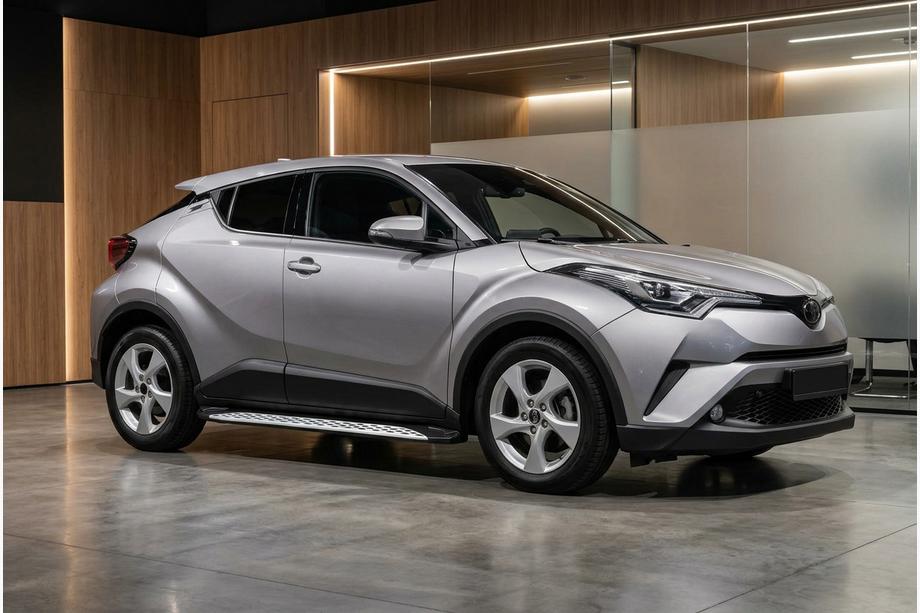 Toyota C-HR 2016–2023 Sānu sliekšņi Shining V1 (2 gab., alumīnijs) Image
