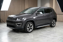 Jeep Compass 2016– Sānu sliekšņi Shining V1 (2 gab., alumīnijs) foto 1