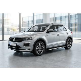 Sānu sliekšņi Shining V1 (2 gab., alumīnijs) Volkswagen T-Roc 2017–2025 foto 1