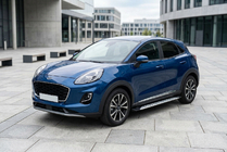 Ford Puma 2019– Sānu sliekšņi Shining V1 (2 gab., alumīnijs) foto 1