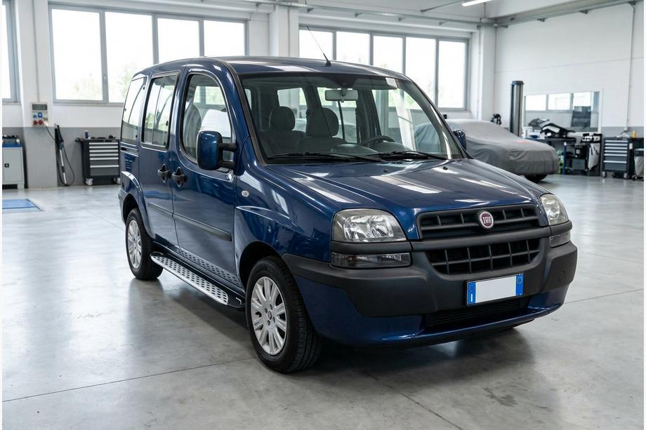 Fiat Doblo I 2005–2010 Sānu sliekšņi Shining V1 (2 gab., alumīnijs) Image