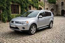 Mitsubishi Outlander 2006–2012 Sānu sliekšņi Shining V1 (2 gab., alumīnijs) foto 1