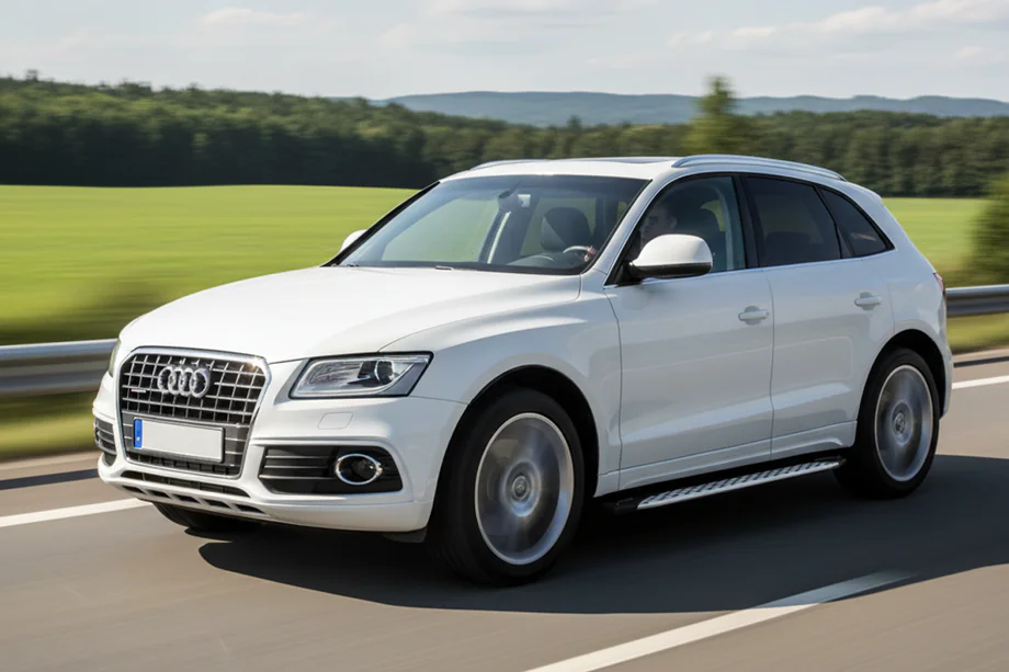 Audi Q5 2008–2017 Sānu sliekšņi Shining V1 (2 gab., alumīnijs) Image