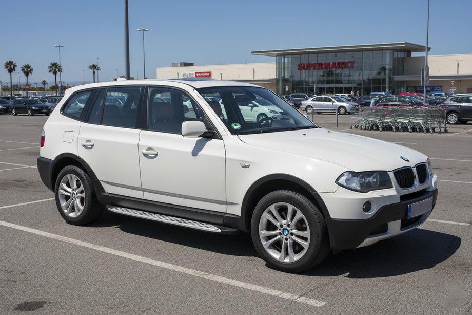 BMW X3 E83 2003–2010 Sānu sliekšņi Shining V1 (2 gab., alumīnijs) Image