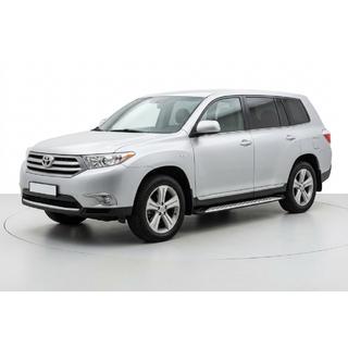 Sānu sliekšņi Shining V1 (2 gab., alumīnijs) Toyota Highlander 2008–2013 foto 1