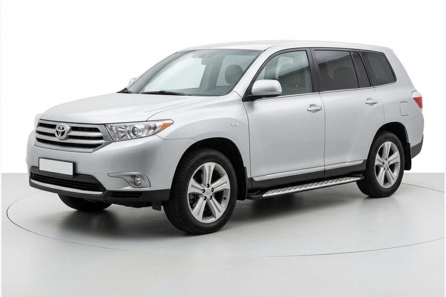 Toyota Highlander 2008–2013 Sānu sliekšņi Shining V1 (2 gab., alumīnijs) Foto 1