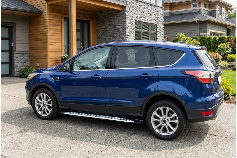 Ford Kuga/Escape 2013–2019 Sānu sliekšņi Shining V1 (2 gab., alumīnijs) Foto 1