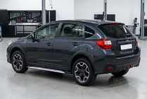 Subaru XV 2011–2017 Sānu sliekšņi Shining V1 (2 gab., alumīnijs) foto 1