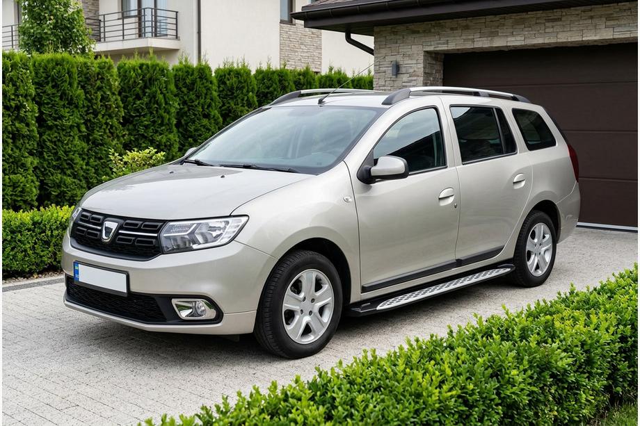 Dacia Logan MCV 2013–2020 Sānu sliekšņi Shining V1 (2 gab., alumīnijs) Image
