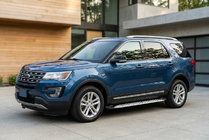 Ford Explorer 2011–2019 Sānu sliekšņi Shining V1 (2 gab., alumīnijs) foto 2