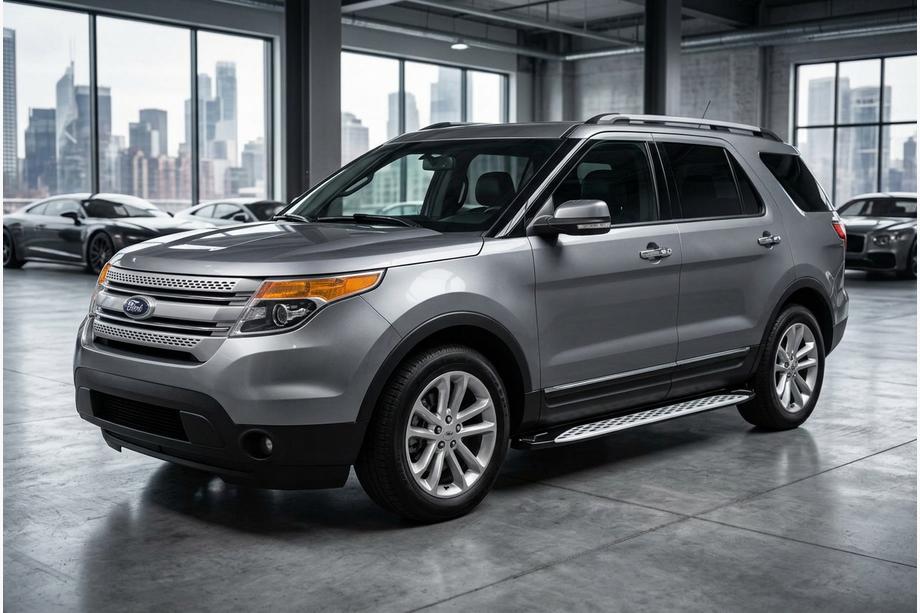 Ford Explorer 2011–2019 Sānu sliekšņi Shining V1 (2 gab., alumīnijs) Image