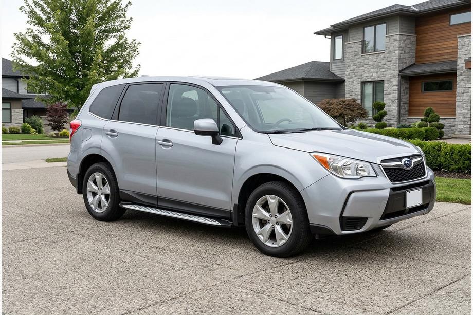 Subaru Forester 2013–2018 Sānu sliekšņi Shining V1 (2 gab., alumīnijs) Image