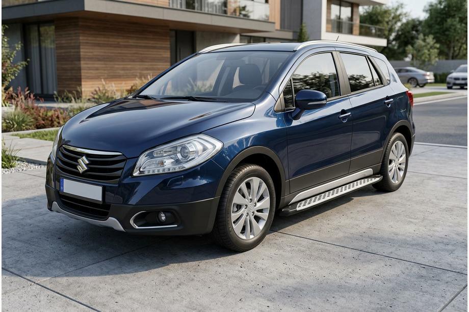 Suzuki SX4 S-Cross 2013–2016 Sānu sliekšņi Shining V1 (2 gab., alumīnijs) Foto 1