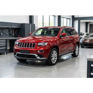 Sānu sliekšņi Shining V1 (2 gab., alumīnijs) Jeep Grand Cherokee WK2 2010–2021 foto 1