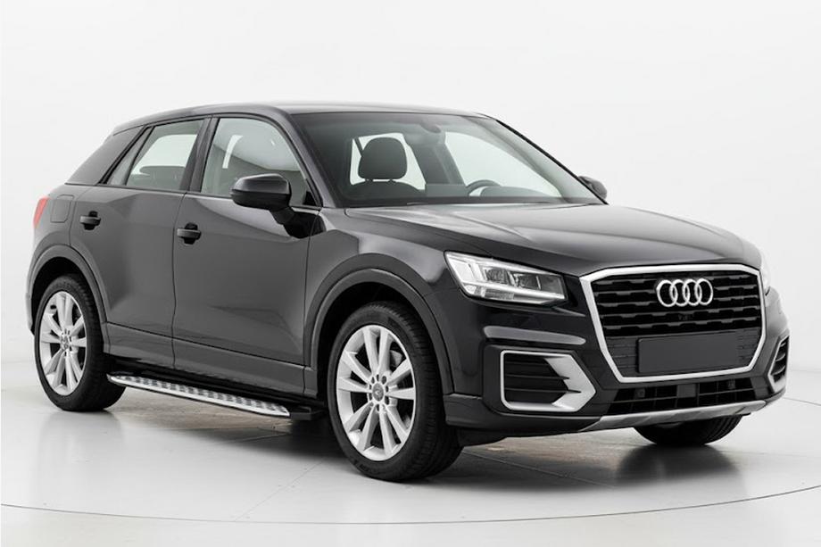 Audi Q2 2016– Sānu sliekšņi Shining V1 (2 gab., alumīnijs) Image