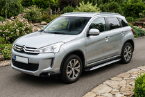 Citroen C-4 Aircross 2012–2017 Sānu sliekšņi Shining V1 (2 gab., alumīnijs) foto 1