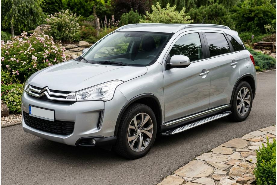 Citroen C-4 Aircross 2012–2017 Sānu sliekšņi Shining V1 (2 gab., alumīnijs) Image