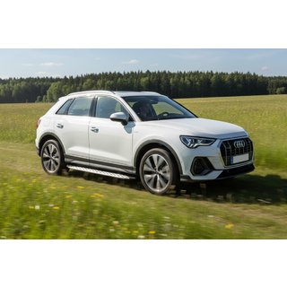 Sānu sliekšņi Shining V1 (2 gab., alumīnijs) Audi Q3 2019–2025 foto 1