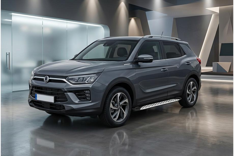 SsangYong Korando 2019– Sānu sliekšņi Shining V1 (2 gab., alumīnijs) Image