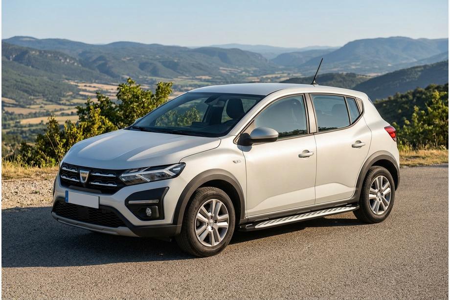 Dacia Sandero 2021– Sānu sliekšņi Shining V1 (2 gab., alumīnijs) Image