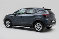 Renault Captur 2019– Sānu sliekšņi Shining V1 (2 gab., alumīnijs) foto 1