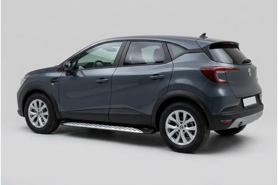 Renault Captur 2019– Sānu sliekšņi Shining V1 (2 gab., alumīnijs) Image