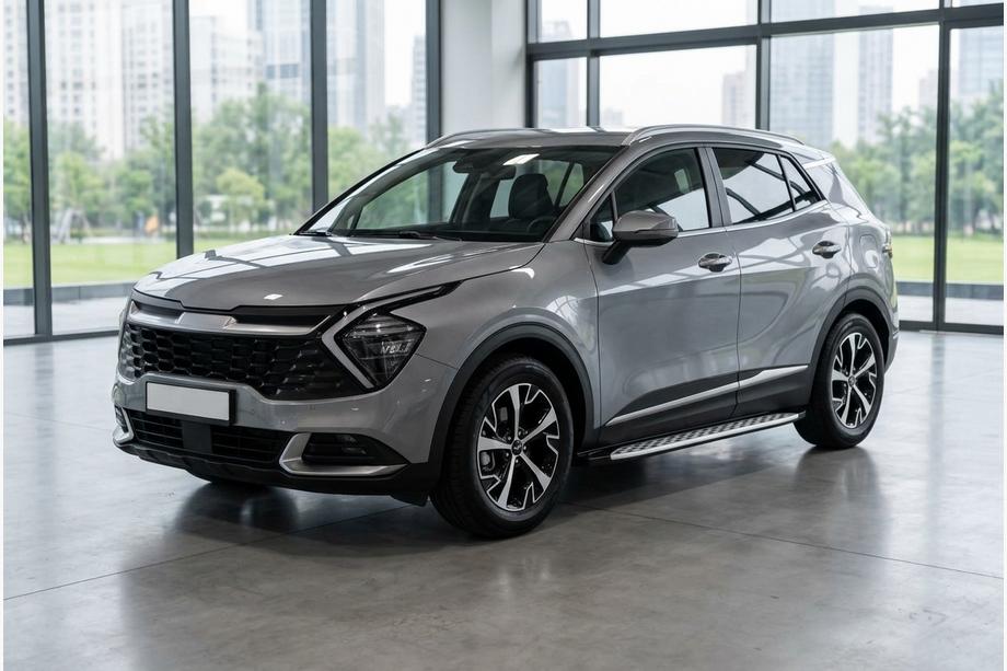 Kia Sportage 2021– Sānu sliekšņi Shining V1 (2 gab., alumīnijs) Image
