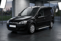 Opel Combo 2002–2012 Sānu sliekšņi Shining V1 (2 gab., alumīnijs) foto 1