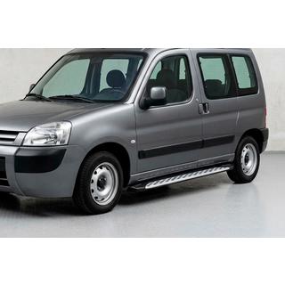 Sānu sliekšņi Shining V1 (2 gab., alumīnijs) Peugeot Partner 1996–2008 foto 1