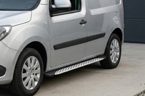 Renault Kangoo 2008–2020 Sānu pakāpieni Shining V1 (īsā bāze) (2 gab., alumīnijs) foto 1