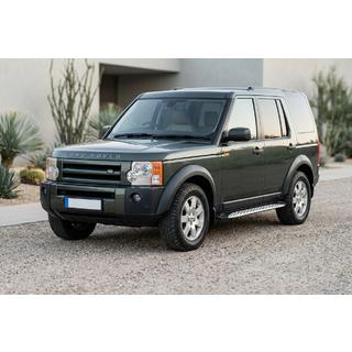 Sānu sliekšņi Shining V1 (2 gab., alumīnijs) Land Rover Discovery III 2004–2009 foto 1