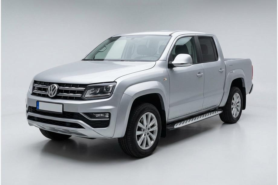 Volkswagen Amarok 2010–2022 Sānu sliekšņi Shining V1 (2 gab., alumīnijs) Foto 1