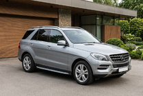 Mercedes GLE/ML class W166 2011–2018 Sānu sliekšņi Shining V1 (2 gab., alumīnijs) foto 1
