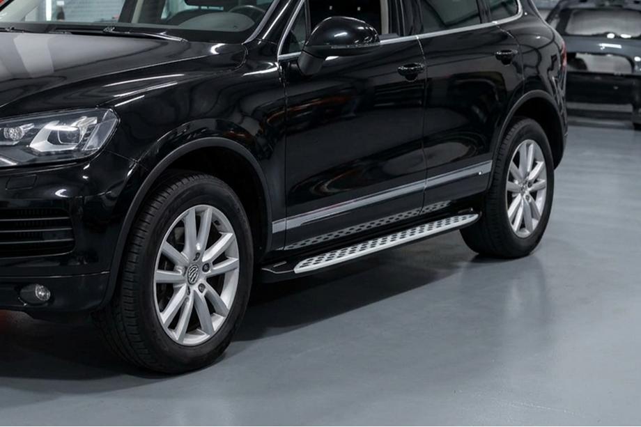 Porsche Cayenne 2010–2017 Sānu sliekšņi Shining V1 (2 gab., alumīnijs) Image