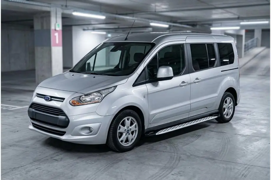 Ford Connect 2014–2021 Sānu sliekšņi Shining V1 (2 gab., alumīnijs) Image