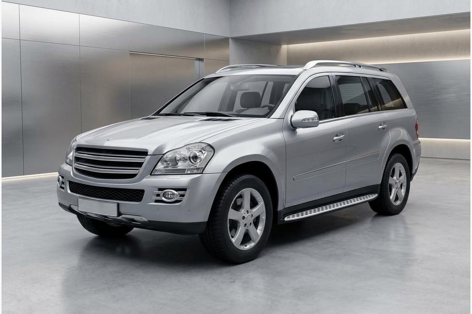 Mercedes GL class X164 2006–2012 Sānu sliekšņi Shining V1 (2 gab., alumīnijs) Foto 1