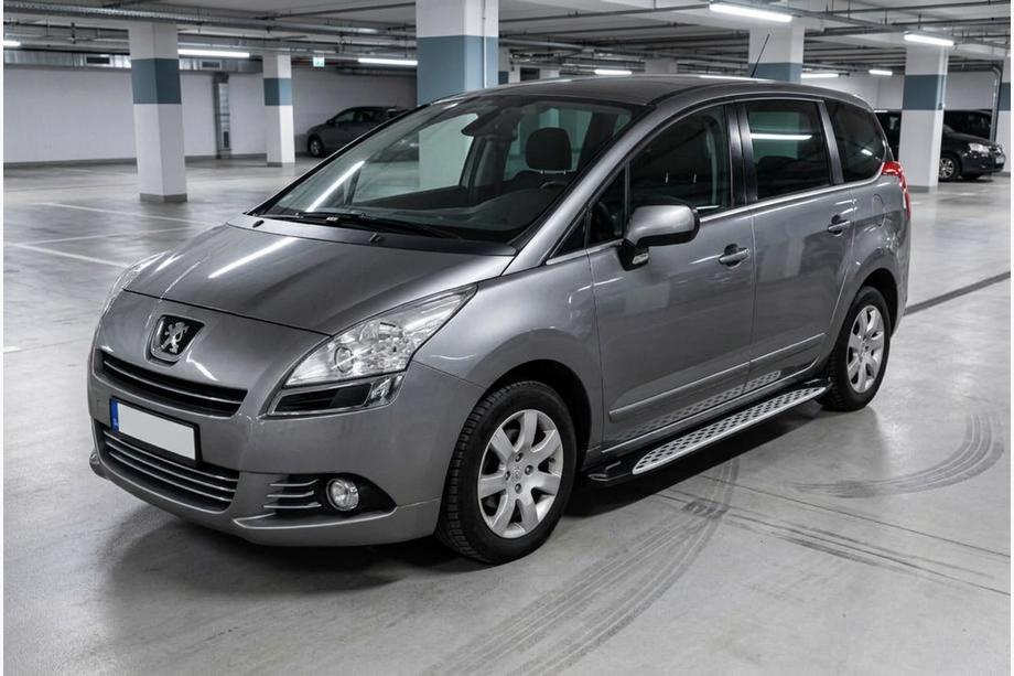 Peugeot 5008 2009–2016 Sānu sliekšņi Shining V1 (2 gab., alumīnijs) Image