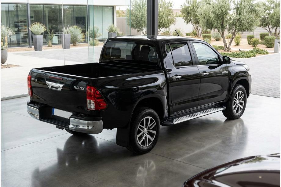 Toyota Hilux 2015– Sānu sliekšņi Shining V1 (2 gab., alumīnijs) Foto 1