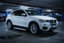 BMW X4 F26 2014–2018 Sānu sliekšņi Shining V1 (2 gab., alumīnijs) foto 1